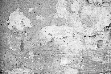 Obraz premium Old grey wall, grunge concrete background with natural cement texture
