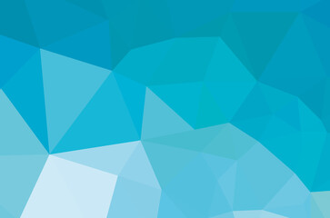 Abstract blue vivid triangle geometrical background, vector Illustration