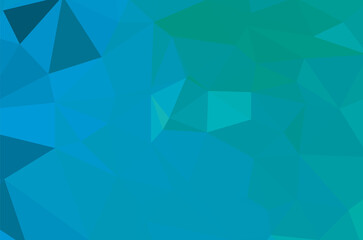 Abstract blue vivid triangle geometrical background, vector Illustration