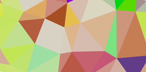 Vivid colorful gradient mosaic background. Geometric triangle, mosaic, abstract