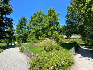 Together in the Garden or Zusammen im Garten (Flower Island Mainau on the Lake Constance or Die...