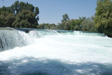 waterfall on the river