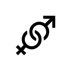Gender icon design vector 