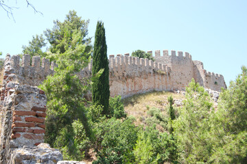 ruins of the old castle