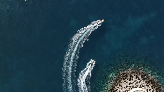 View of the amazing harbour in Mogan, Canary Islands