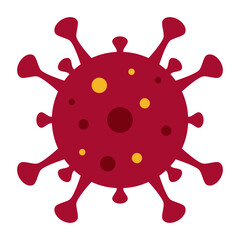 A vector illustration of viruses