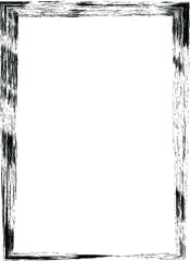 Brush stroke vector frame