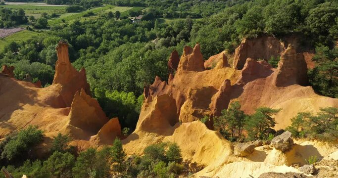 The french Colorado, Rustrel, Vaucluse, Provence,France