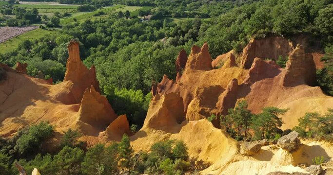 The french Colorado, Rustrel, Vaucluse, Provence,France