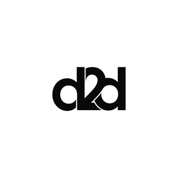 d2d letter original monogram logo design
