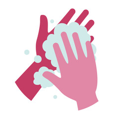 Wash your hands with soap and water and dry them carefully