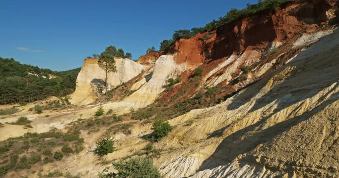 The french Colorado, Rustrel, Vaucluse, Provence,France
