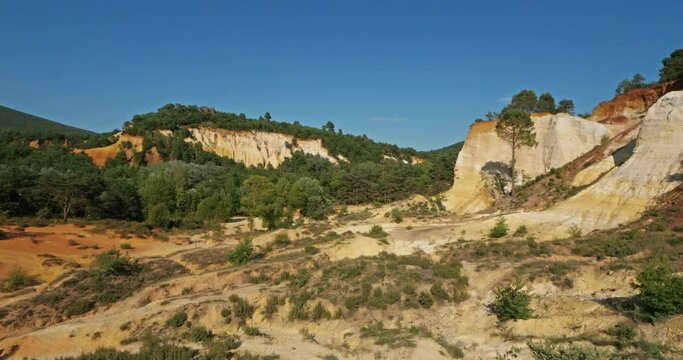 The french Colorado, Rustrel, Vaucluse, Provence,France