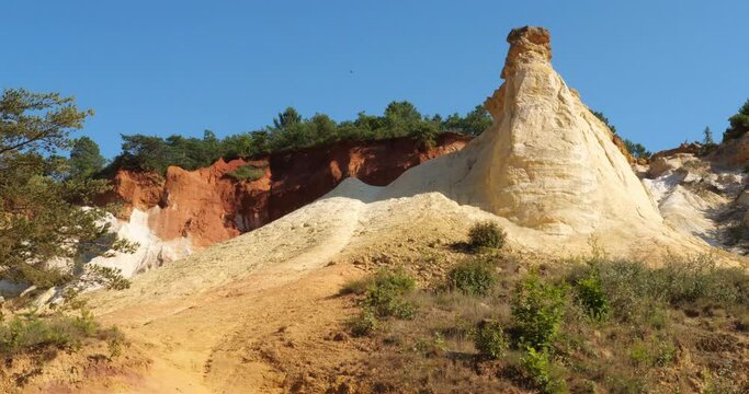 The french Colorado, Rustrel, Vaucluse, Provence,France