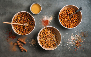 CRUNCHY ROASTED CHICKPEAS
