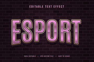 decorative esport Font and Alphabet vector © OreNyee