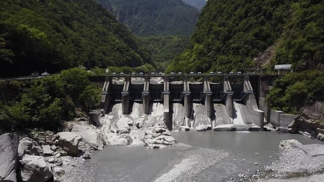 Aerial Shot of Taroko Gorge, Hualien County, Taiwan