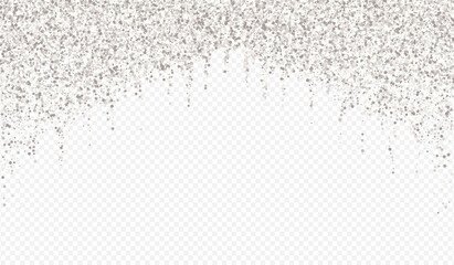 White Glow Rich Transparent Background. Festive 