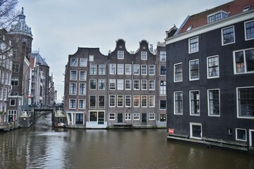 Naklejka premium Canals in Amsterdam
