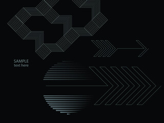 Speed Lines texture . Vector Illustration . Design element . Abstract Geometric background .