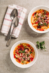 Pasta with sausage