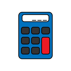 calculator vector design template illustration