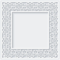 Vector abstract decorative floral ethnic ornamental illustration.