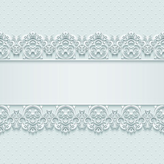 Abstract vector ornamental nature vintage frame.