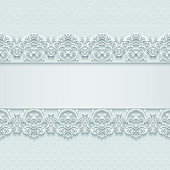 Abstract vector ornamental nature vintage frame.