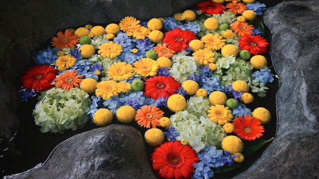 花手水