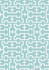 Fototapeta premium Abstract geometric seamless pattern