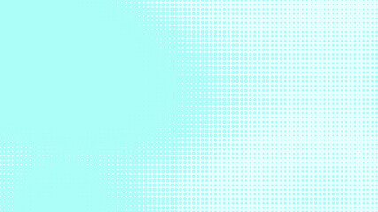 Dots halftone white blue and green color pattern gradient texture with technology digital background. Medicine healthcare with science concept.