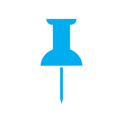 Push pin icon vector