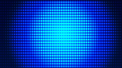 Dot  white blue pattern screen led light gradient texture background. Abstract  technology big data digital background. 3d rendering.