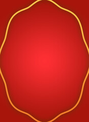 Vertical Shape Frame On Dark Red Background-For Social Media, Pictureframe, Poster, Wedding, Invitation & Greeting Card.