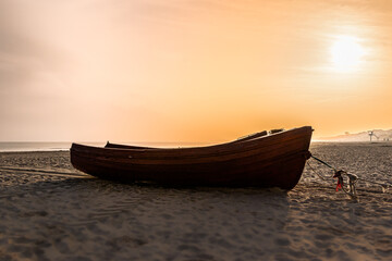 Boot am Strand