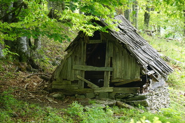 old wooden house