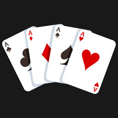 Playing card spade are stacked clipart vector
