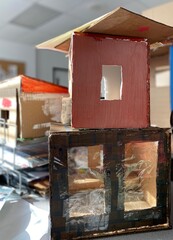 Kids cardboard model