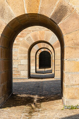 Fototapeta premium the viaduct of the historic town of Morlaix, in Brittany