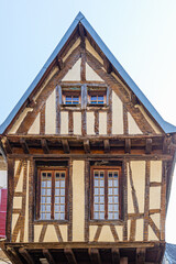 the historic town of Morlaix, in Brittany