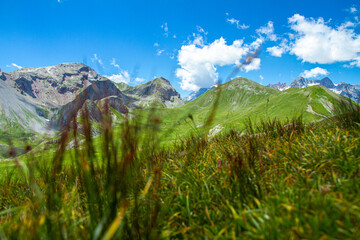 Photos de montagnes dans les Alpes