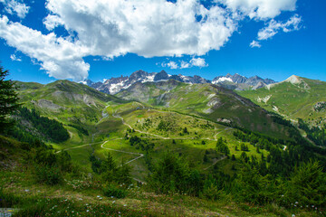 Naklejka premium Photos de montagnes dans les Alpes