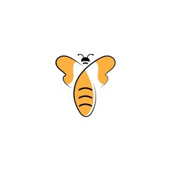 Bee Logo Template vector