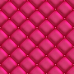 Seamless background of pink upholstery.