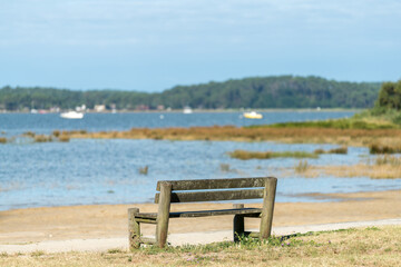 ARES (Bassin d'Arcachon, France), la plage
