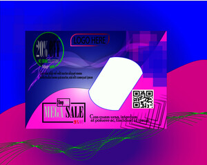 Sale banner Modern tamplate for web and social media Vector