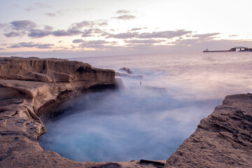Sunrise over the sea