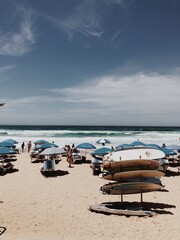 Fototapeta na wymiar Manly beach in Sydney, Australia