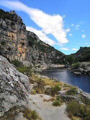 Fototapeta na wymiar Gorges de l'Ardèche, 2020